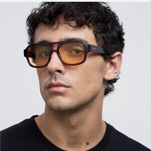 Meller Shipo sunglasses in maroon/yellow